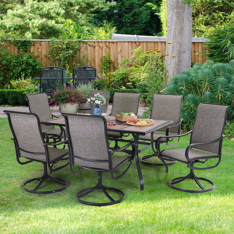 Rectangular 6 - Person 61.42'' Long Dining Set