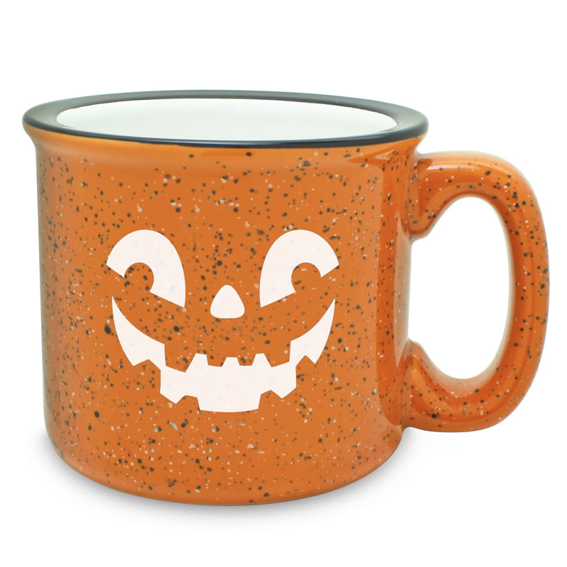 Grande tasse à café jack-o-lantern camp terra Seery