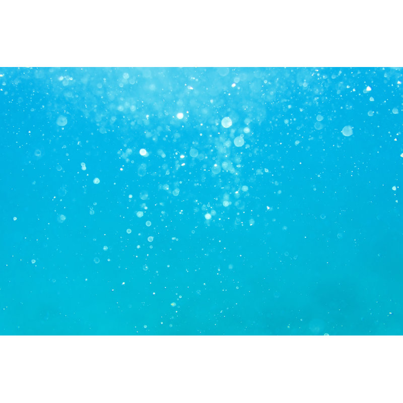 Bubbles In Tropical Sea - Wrapped Canvas Print, 20cm H x 30cm W x 3.8cm D