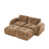 Velours brun clair