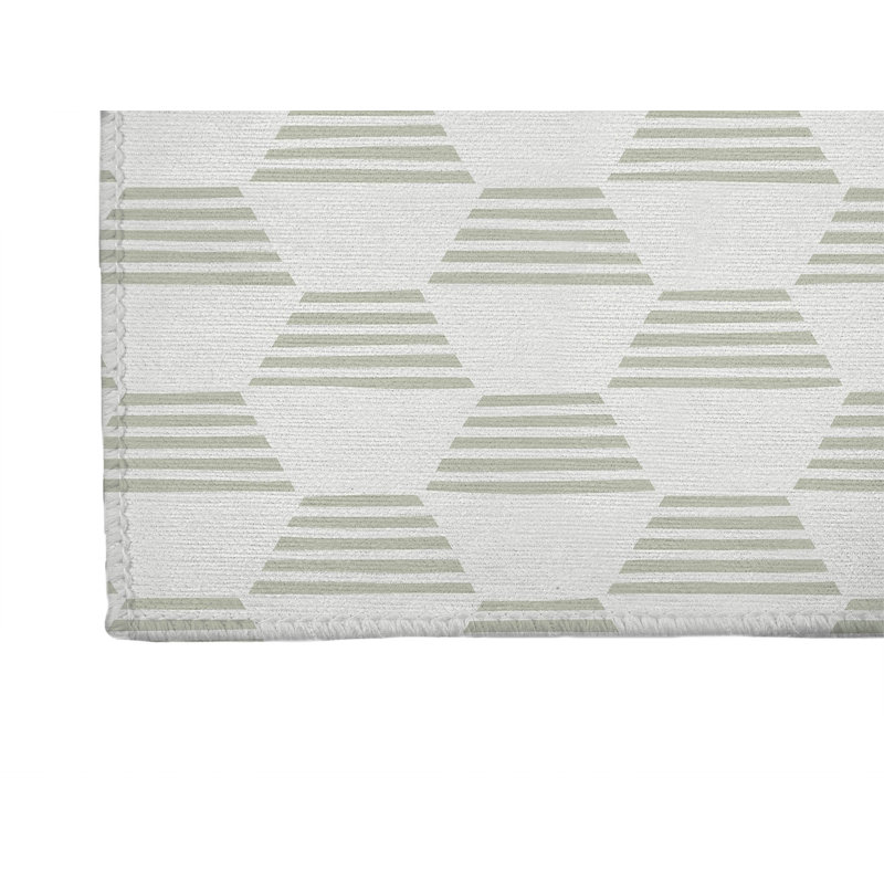 Hexaline Non-Slip Outdoor Rug, Runner 2'6" x 8'