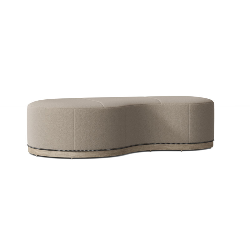 Madeline 61'' Wide Cocktail Ottoman, Tobacco, Sand (9508 05)