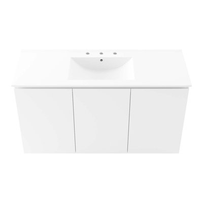 Ensemble de meuble-lavabo mural Bryn