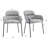 Khea 18.5'' H Fabric Upholstered Metal Armchair