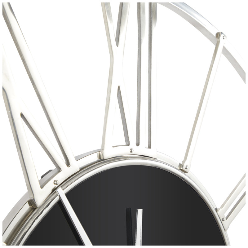 Horloge murale Romsey, Moyenne, Argent