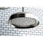 Pomme de douche ronde en laiton 10 pouces Kingston-11174737