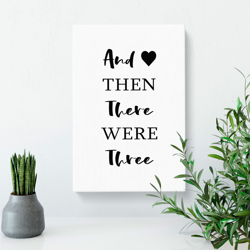 Then There Were Three - Wrapped Canvas, 60cm H x 40cm W x 3cm D
