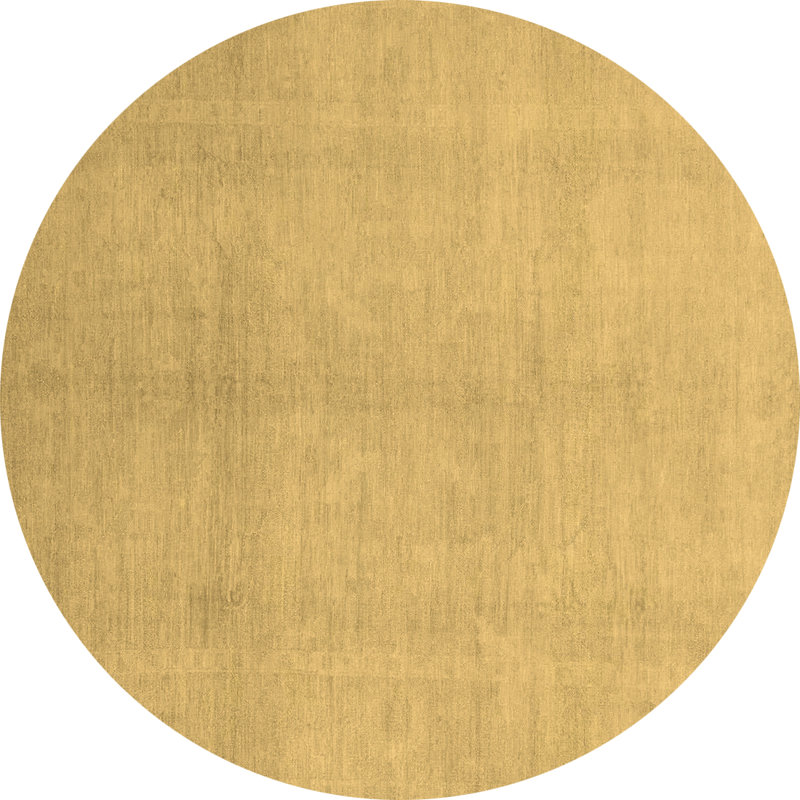 Tapis lavables à la machine Abstract 2723 - brun, Rond 8 pi