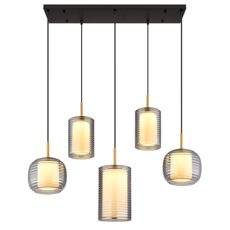 Nasreen 1 - Light Matte Black LED Pendant