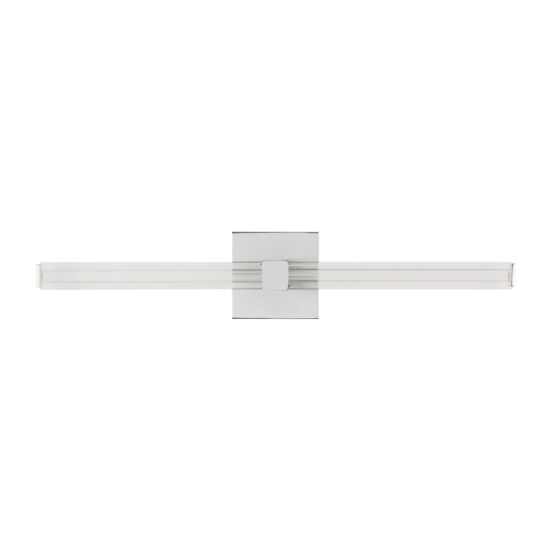 Reiya 1 - Light LED Vanity Light, 4.5" H x 24" W x 2.8" D, Chrome