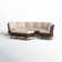 Argyri 7 Piece Wicker Outdoor Patio Conversation Furniture Sectional Set with Fire Pit Table