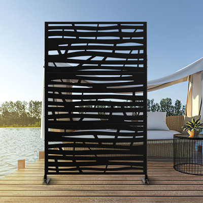 6 ft. H x 4 ft. W Metal Privacy Screen