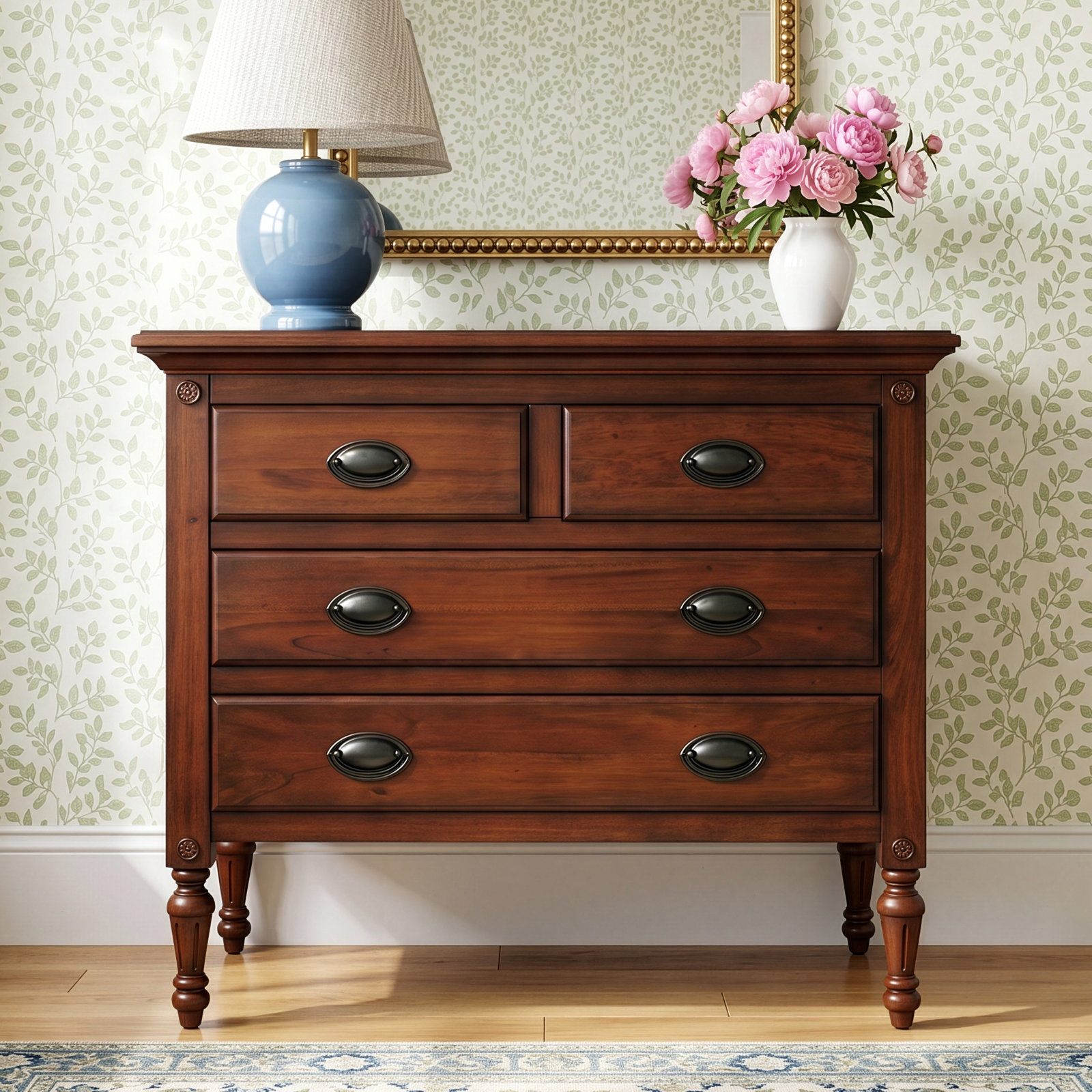 Eros Accent Chest, Dark Cherry