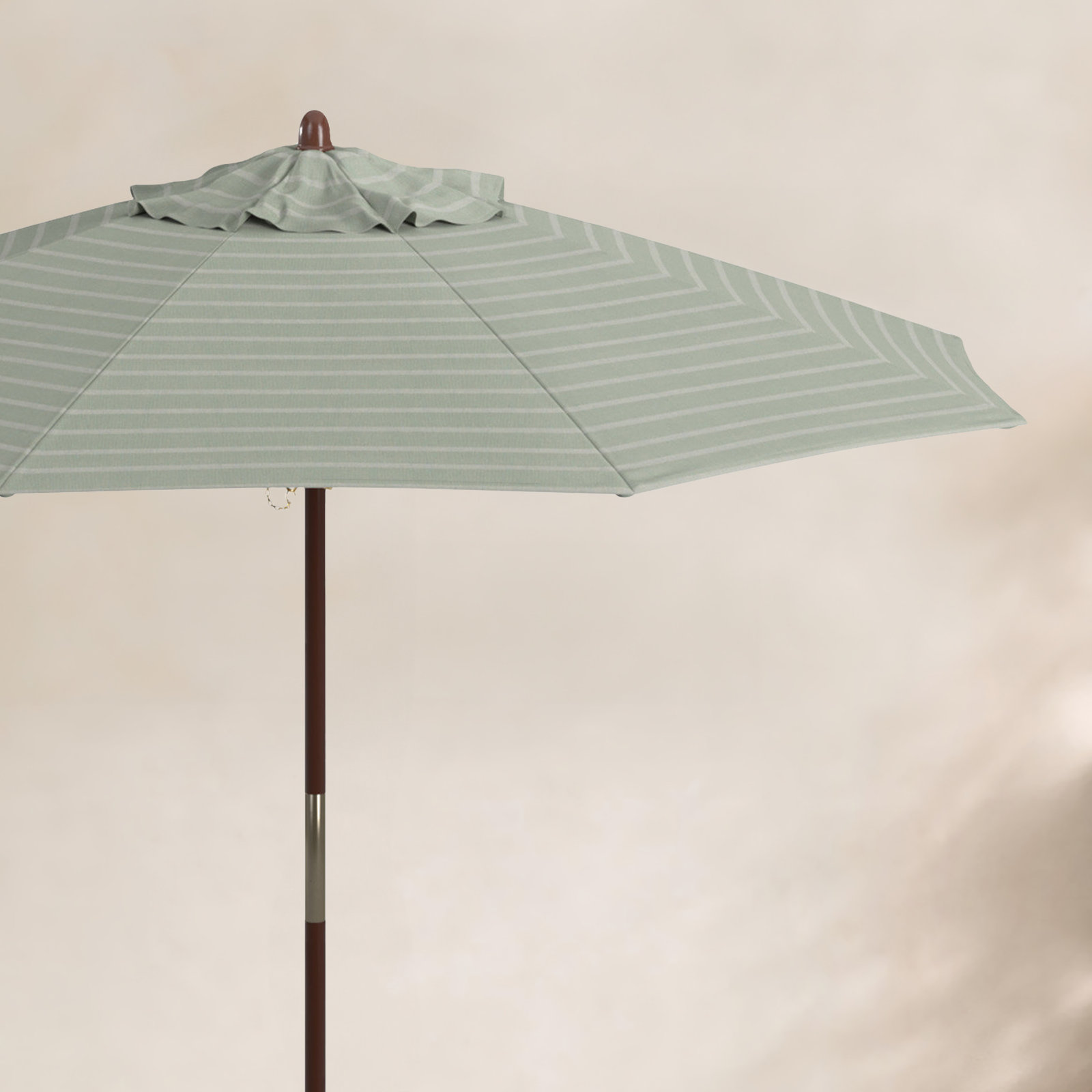Manford 108'' Sunbrella® Outdoor Umbrella, Unwind Rainwashed Sunbrella®