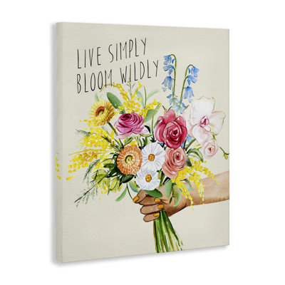 «Live Simply Bloom Wildly» par Enya Todd