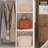 63" W 4-Door Wardrobe Armoire with 2 Hanging Rods, 5 Interior Shelves and 2 Upper Storage Compartments-1083989535