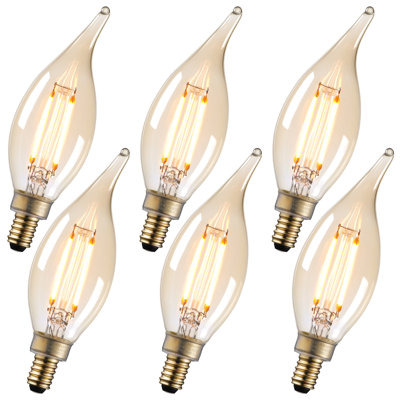 Lustre CA11, ampoules DEL candélabres à intensité variable E12