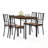 Aadi with 4 Dining slat back chairs-523668970
