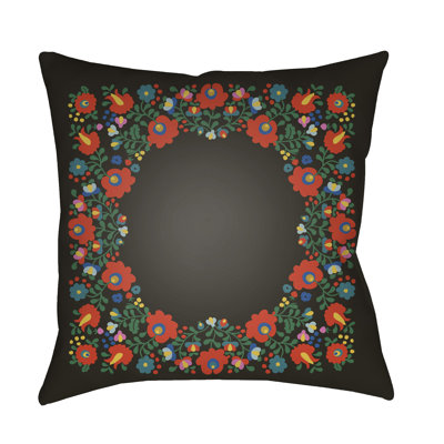 Coussin décoratif intérieur / extérieur à motif floral