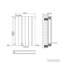 Shonna Vertical Double Flat Panel Radiator-64149737-64021662