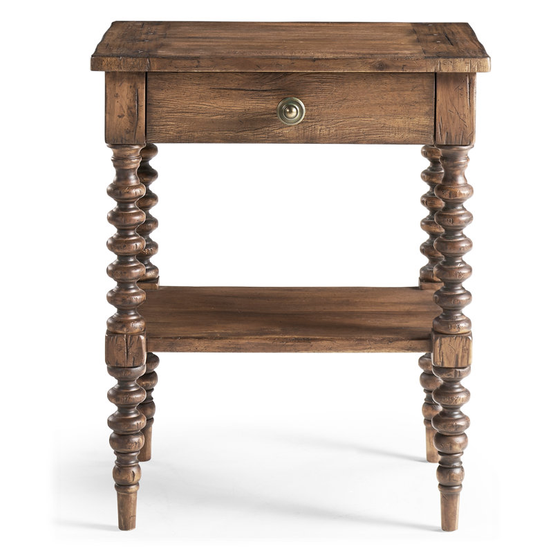 Tamarisk 1 - Drawer Solid Wood Nightstand