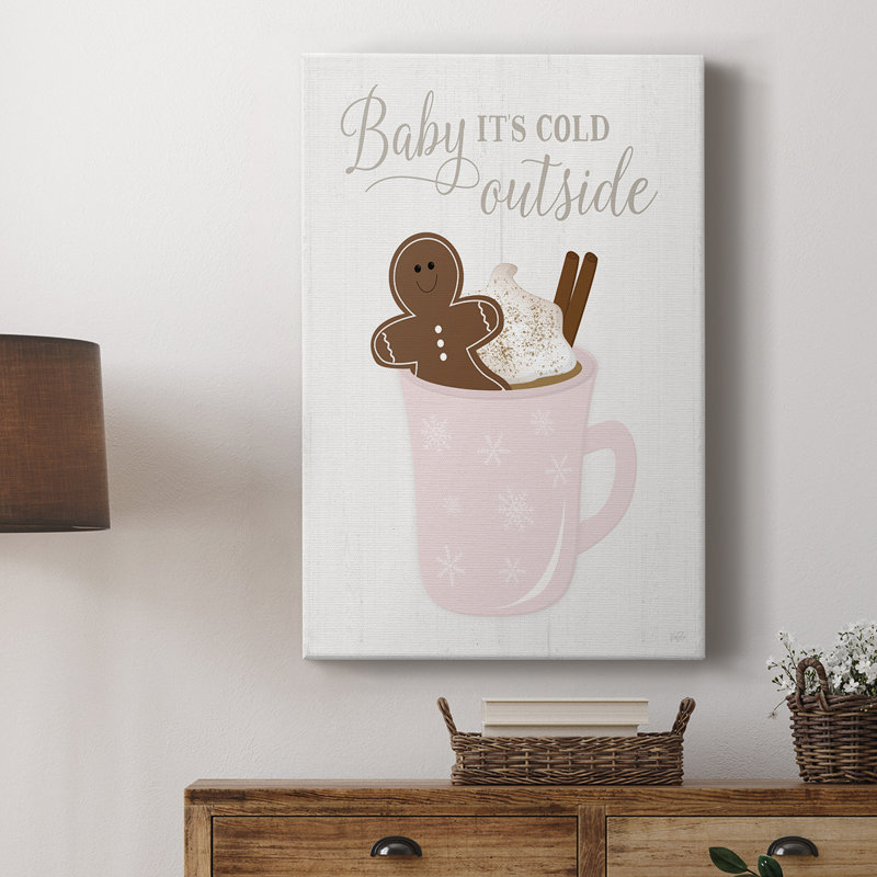 Gingerbread Hot Cocoa I -Gallery Wraraped Cavas, H 36 po x l 24 po