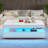 47” Coffee Table With 2 Sliding Drawers, Modern Stylish Double-Layer Center Tables With LED Lights For Living Room-626168412-635119408