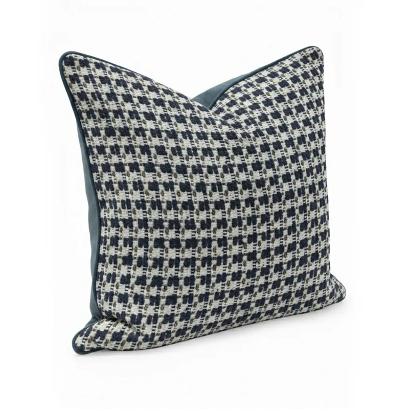 Oreiller en duvet 20 x 20 Furley, Marine, Square 20"H x 20"W