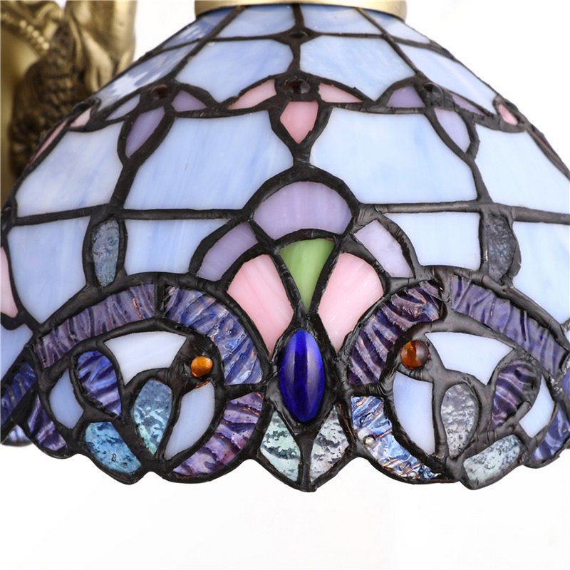 Éclairage pour meuble-lavabo 2 lumières Toka, Bleu
