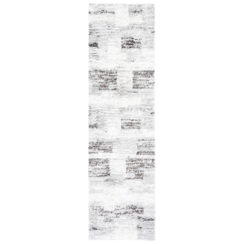 Omaury Performance Abstract Rug, Runner 2'3" x 8'