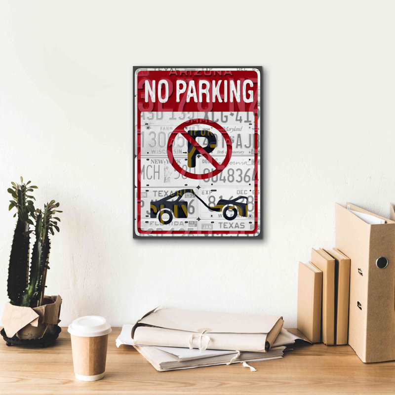 «Epic Graffiti» «No Stationnement» par Design Turnpike, art mural sur toile giclée, 18 po x 26 po