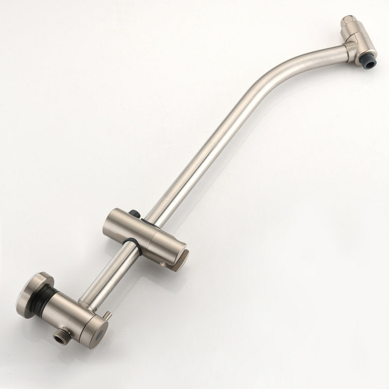 Drill-Free Dual Shower Head Spa System, Brushed Nickel