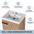 Coryna 18" Wall Mounted Single Bathroom Vanity Set with Ceramic Top without Faucet-1251919334-1251919335