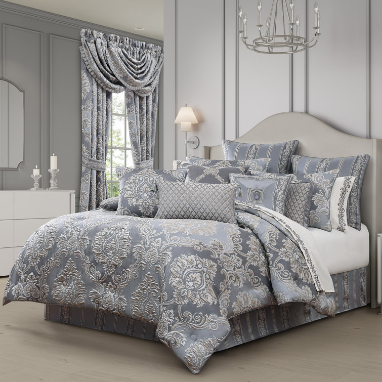 Krista California King 4Pc. Comforter Set Powder Blue