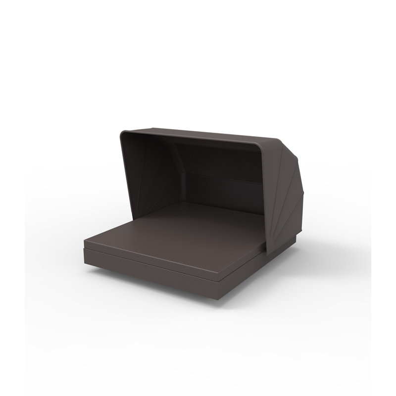 Vela - Basic Daybed with Folding Canopy - 83"x76" - Basic, Bronze/Bronze