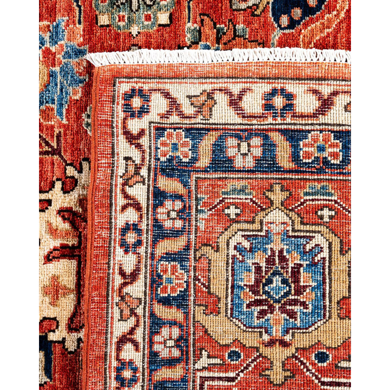 Serapi One-of-a-Kind Rectangle 8'10" X 11'9" Hand Knotted Area Rug