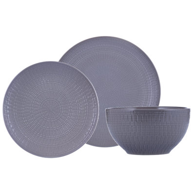 Aplin Stoneware Dinnerware Set 12 Piece - Service for 4