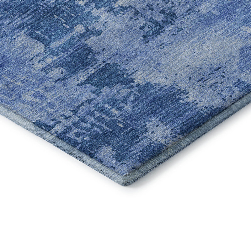 Premium Machine Washable Cortes AMF1062 Abstract Rug, Rectangle 1'8" x 2'6"