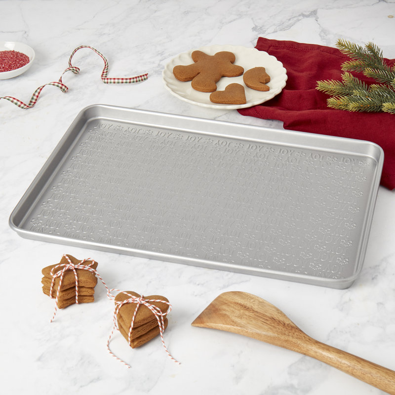 17-Inch Nonstick Carbon Steel Holiday Cookie Sheet