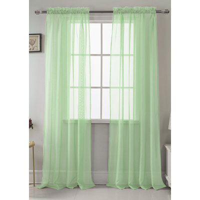 Landose Sheer Curtain Single Panel