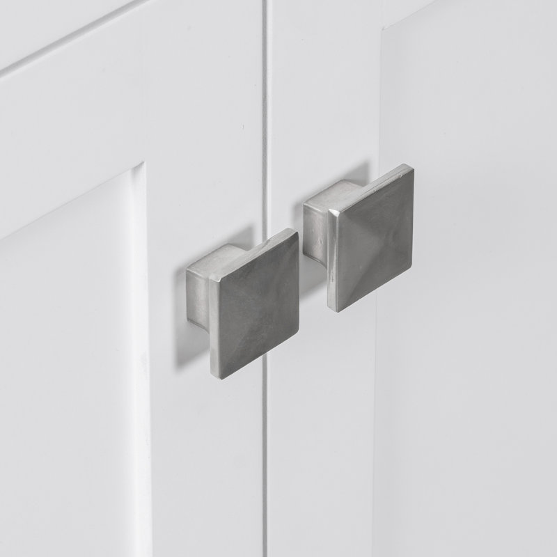 Armoire de salle de bain 30 po avec lavabo en céramique, 2 portes et tablette blanches modernes, porte à fermeture douce, portes de meuble-lavabo contemporaines de 30 po avec structure solide et structure ferme