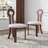6 Seat Dining Table Set With Modern Key-shaped Dining Chairs, 7-piece Dining Set-1145606616-1145606617