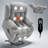 Up To 350 LBS Chenille Power Lift Recliner Chair, Heavy Duty Motion Mechanism With 8-Point Vibration Massage And Lumbar Heating, USB And Type-C Ports, Stainless Steel Cup Holders-528650330