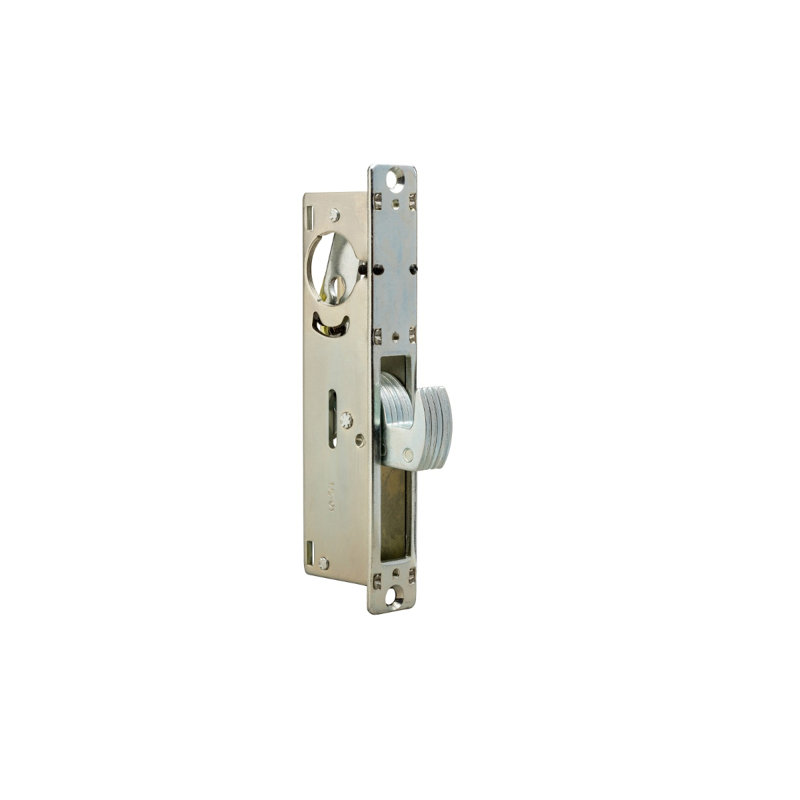 1-1/8 in. Aluminum and Duronodic Mortise Lock with Hookbolt Function for Adams Rite Type Storefront Door, Aluminum