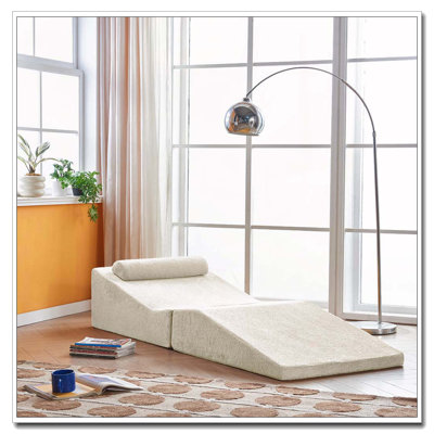 Chaise longue d'intérieur pliable et portable