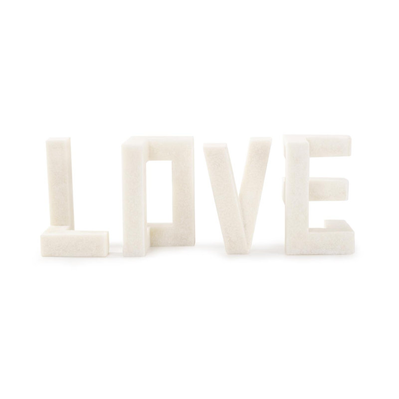 Just Say "Love" Sculpture in Polyresin