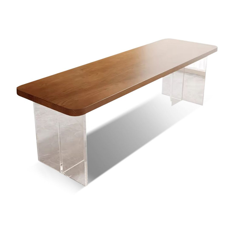 Bureau en frêne massif, H 29,53 po x l 55,12 po x P 21,65 po
