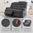52 Inch Power Loveseat Recliner-382133830