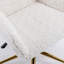 Chaise de bureau en velours Sanavi