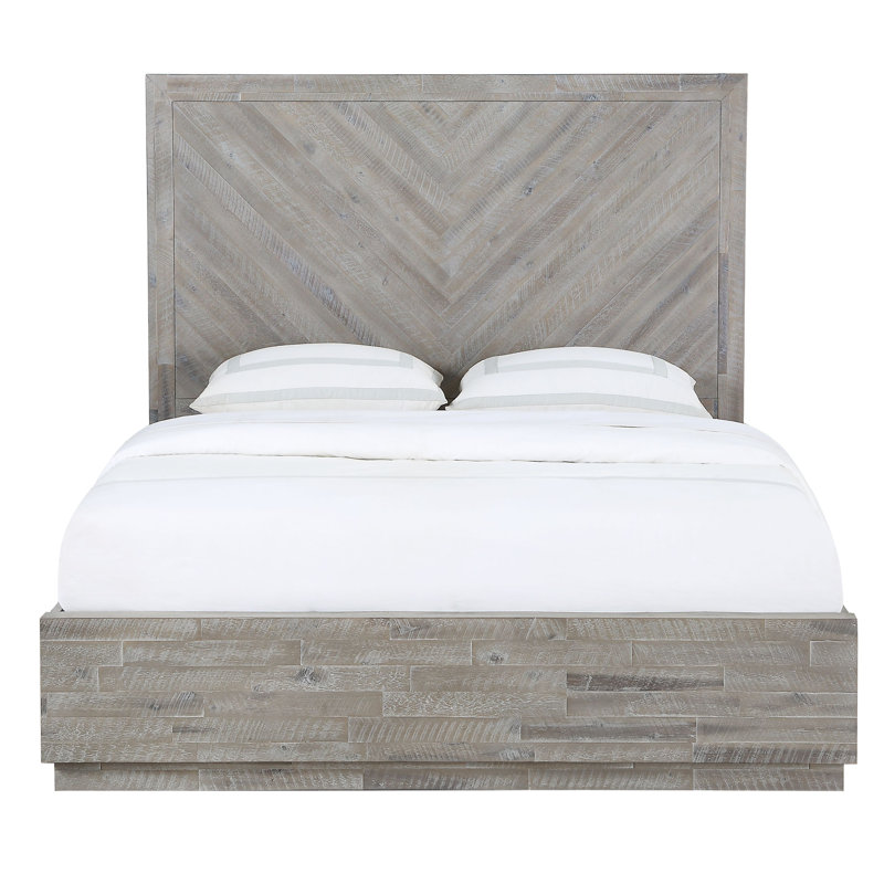 Lit standard en bois massif Cosimo, Grand